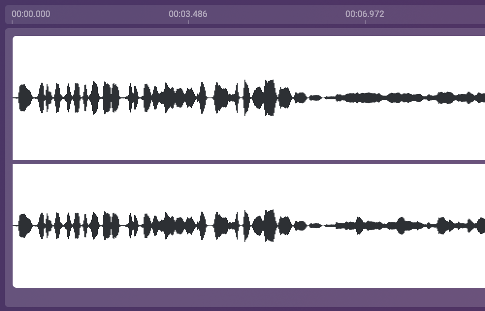 Sound wavefrom